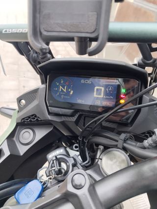 Honda CB500X Adventure Negra/Verde