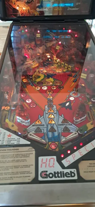 Máquina Pinball Gottlieb Operation Thunder