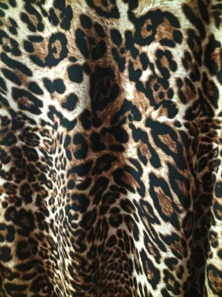Falda larga animal print