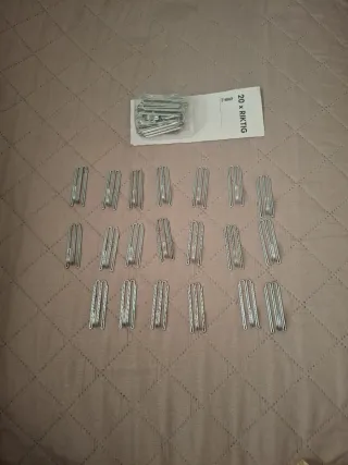 Ganchos para cortinas IKEA..40 unidades nuevas.