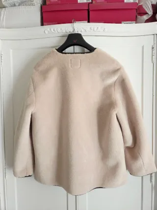 Abrigo pelo Zara Talla M