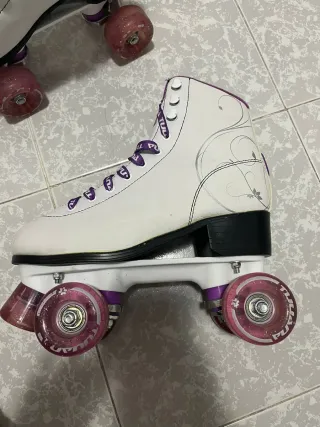 Patines Tijuana 4 Ruedas Blanco/Morado Talla 39