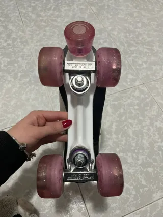 Patines Tijuana 4 Ruedas Blanco/Morado Talla 39