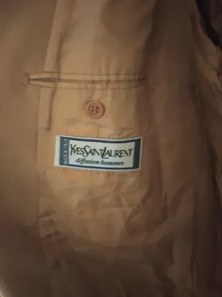 Cappotto Lana Cashmere Yves Saint Laurent Beige