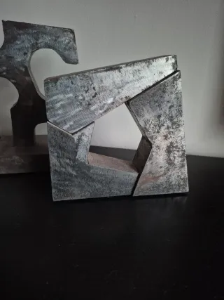 Scultura Decorativa in Acciaio Corten