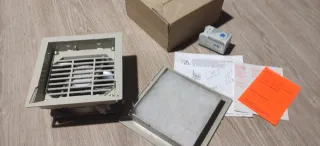 Ventilador extractor con filtro y termostato