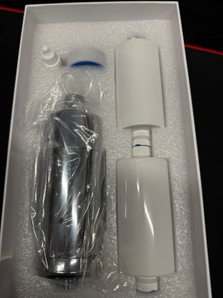 Filtro de ducha metálico