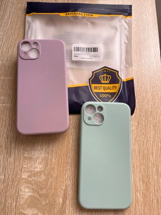 Fondine per iPhone 13 Viola/Menta (Confezione da 2)