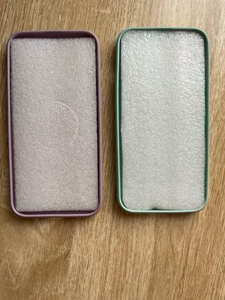 Fondine per iPhone 13 Viola/Menta (Confezione da 2)