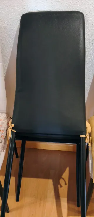 Juego de 3 Sillas Negras