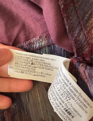 Falda corta Zara estampada