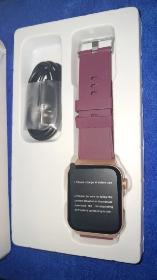 Reloj STECEI Smartwatch Rojo Vino