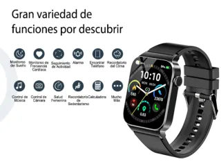 Reloj STECEI Smartwatch Rojo Vino