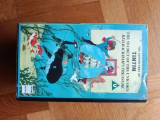 Película VHS Tintín: The secret of the unicorn.