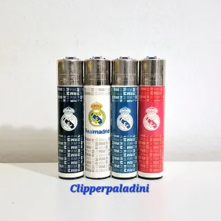 Accendini Clipper Real Madrid Set 4pz