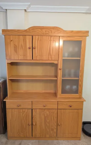 Mueble de salón/cocina provenzal madera