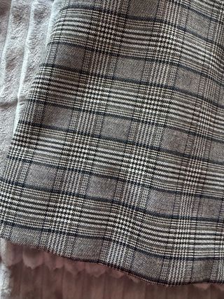 Americana cuadros gris