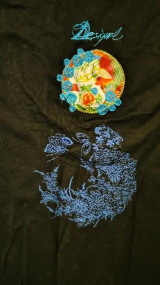 Camiseta Desigual Talla S Multicolor