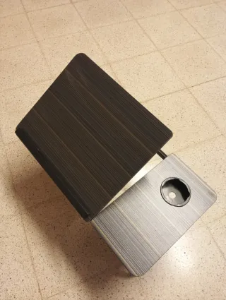 Mesita para cama/sofá madera y metal