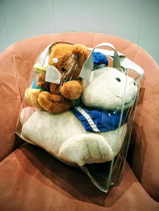 Bolsa transparente regala a tus niños