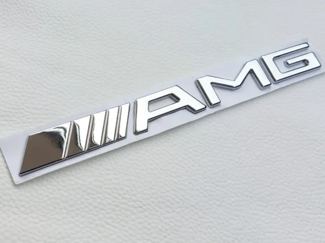 AMG Mercedes Embemas de Maletero Color Cromado