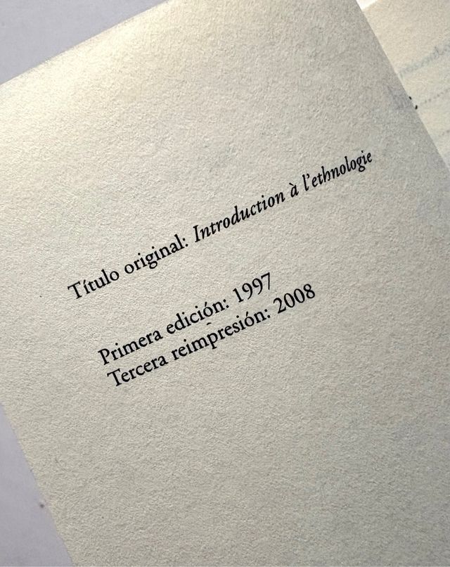 Introducción a la etnología Jacques Lombard