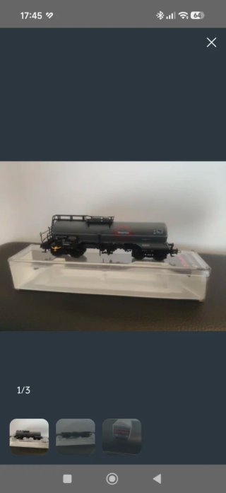 Lote de 3 Maqueta tren HO 1:87