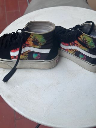 Botitas Vans Talle 37 Multicolor