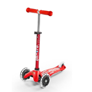 Patinete Micro Mini Deluxe LED Rojo