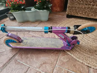 Patinete Oxelo Morado Ruedas Azules