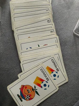 Cartas póker Mundial 82 Naranjito