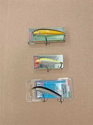 Set esce artificiali da pesca misti