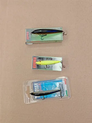 Set esce artificiali da pesca misti