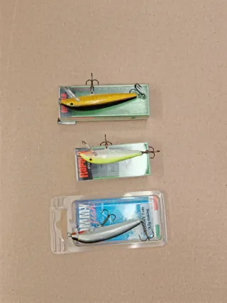 Set esce artificiali da pesca misti