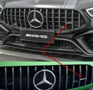 AMG Logo de Calandra Parilla Rejilla de Mercedes