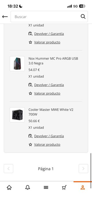 Ordenador Torre y Pantalla Negro