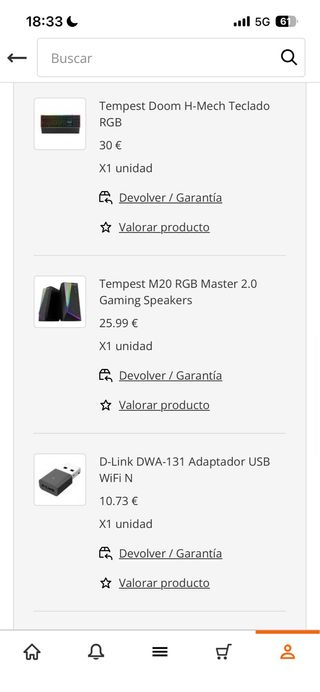 Ordenador Torre y Pantalla Negro