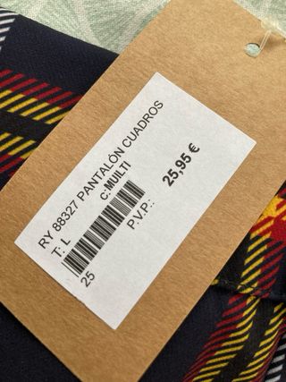 Pantalones de cuadros