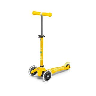 Patinete Micro Mini Deluxe LED Amarillo