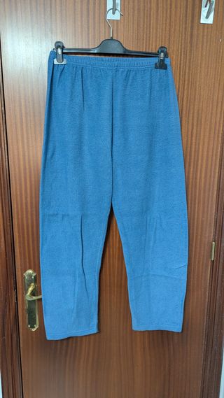 Pijama Franela Rayas Azul Pijama Juanitos Talla L