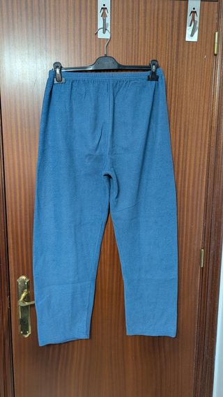 Pijama Franela Rayas Azul Pijama Juanitos Talla L