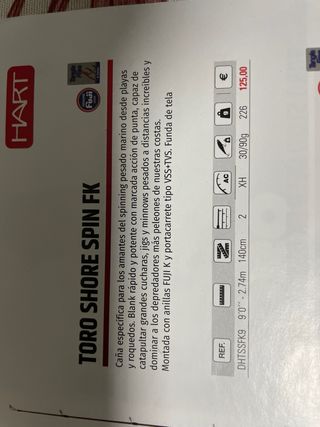 Caña Hart Toro Shore Spin FK.