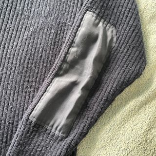 Jersey marinero azul con parches