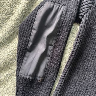 Jersey marinero azul con parches