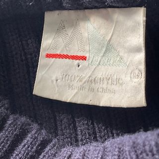 Jersey marinero azul con parches