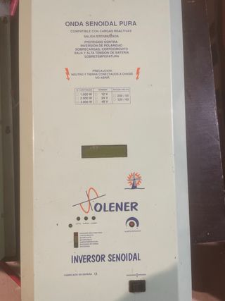 Inversor Solener Onda Senoidal Pura