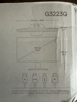 Monitor Dell 32” 4K 144Hz