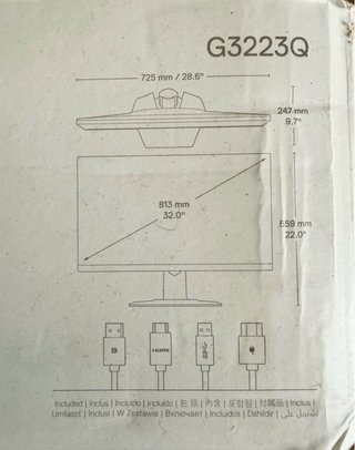 Monitor Dell 32” 4K