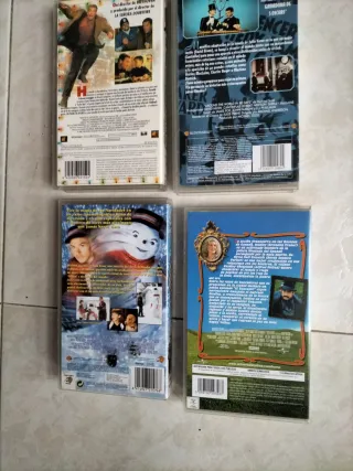 Lote 4 Cintas VHS Comedia Familiar