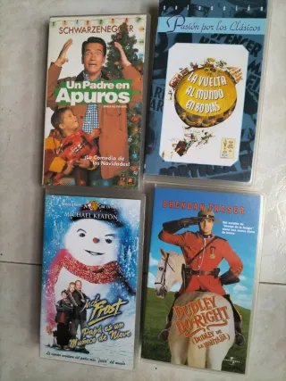 Lote 4 Cintas VHS Comedia Familiar